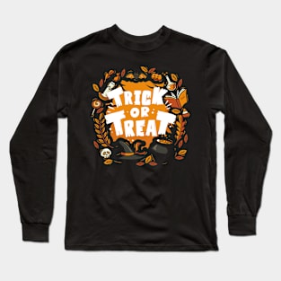 Halloween Trick or Treat Long Sleeve T-Shirt